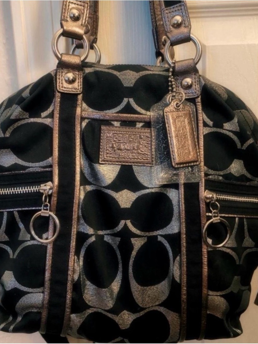 Coach Poppy Signature Tote
